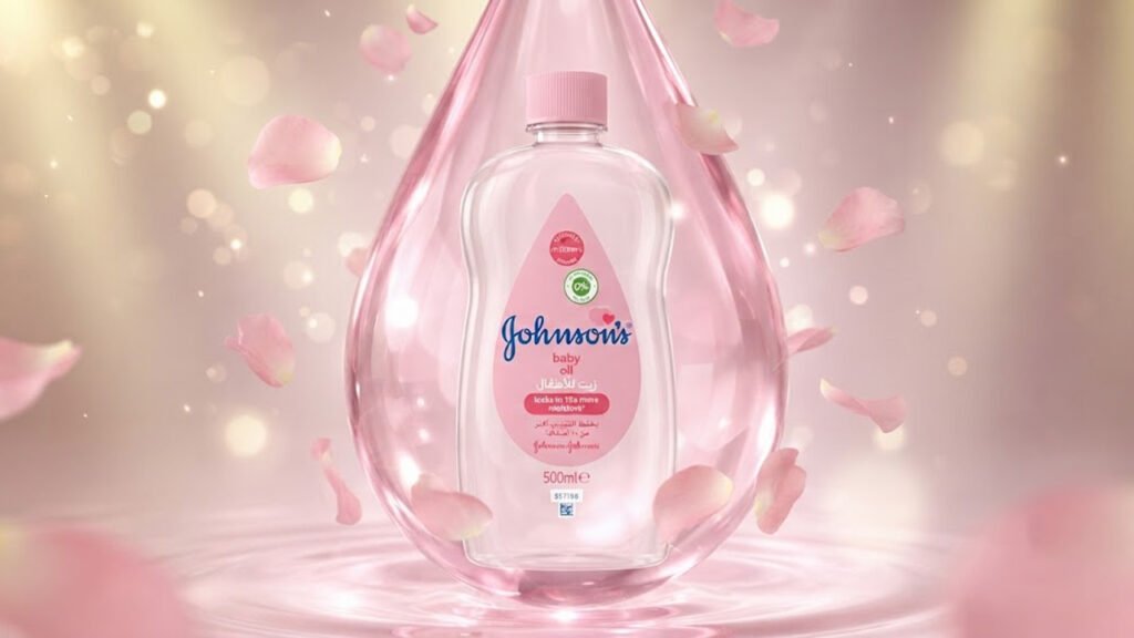 زيت جونسون الوردي (Johnson's Baby Oil Pink)