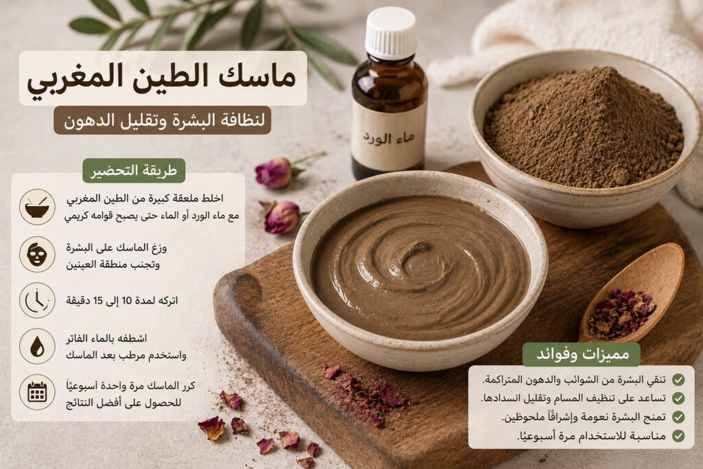 ماسك الطين المغربي